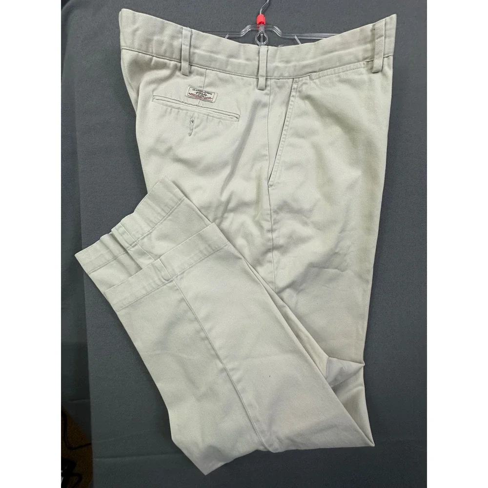 Polo Ralph‎ Lauren Classic Chino Straight Fit Men's Pants Khaki Size 35x30